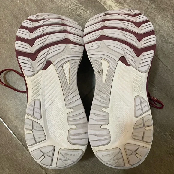 ASICS Maroon and White Athletic Sneakers - Picture 4 of 4